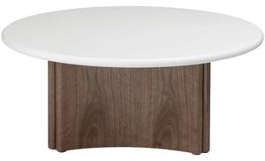 NovaNook Ořechový konferenční stolek Arlom ⌀80 cm