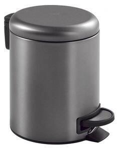 Gedy - Odpadkový koš POTTY 3 l Soft Close metalicky šedá