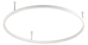 IDEAL LUX Ideal Lux LED stropní svítidlo Oracle Slim Ø 70 cm, bílé, 3 000 K, Bílá / opál, Obývací pokoj / jídelna, Hliník, Moderní