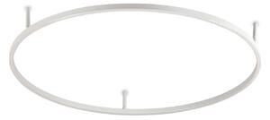 IDEAL LUX Ideal Lux LED stropní svítidlo Oracle Slim Ø 90 cm, bílé, 3 000 K, Bílá / opál, Obývací pokoj / jídelna, Hliník, Moderní