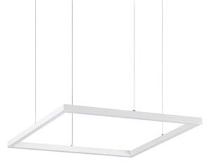 IDEAL LUX Ideal Lux LED závěsné světlo Oracle Slim 50 x cm bílé 3 000 K, Bílá / opál, Obývací pokoj / jídelna, Hliník, Moderní