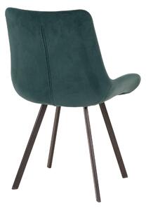 Jídelní židle MIMPHAS zelená/černá