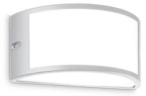 IDEAL LUX Ideal Lux venkovní nástěnné svítidlo Rex 1, šedé, hliník, IP44, E27, stmívatelný, Hliník / šedá / zinek, Hliník, Nástěnné svítidlo / světlem dolů