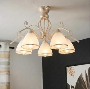 Brilagi - LED Přisazený lustr ANTICO 5xE27/60W/230V 3000K bílá patina