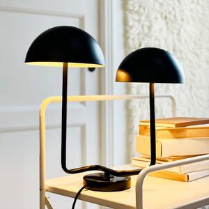 Dyberg Larsen stolní lampa Cluster, černá, kov, 2-ramenná., Černá, Obývací pokoj / jídelna, kov, Design