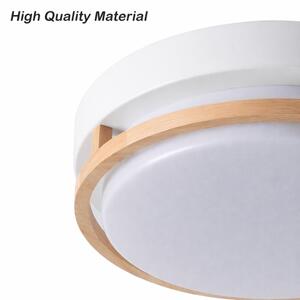 Brilagi - Stropní svítidlo ORINO 2xE27/40W/230V pr. 27 cm bílá/dub