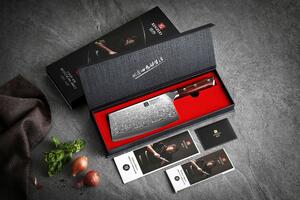 Univerzální kuchyňský čínský nůž TAO XinZuo Yu B13R 7" - XinZuo.cz