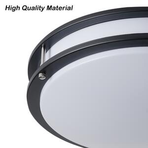 Brilagi - Stropní svítidlo ELARO 4xE27/40W/230V pr. 41 cm černá
