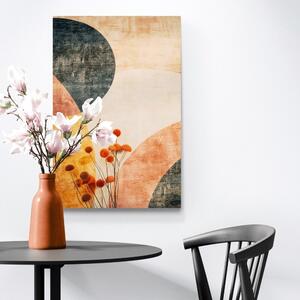 Obraz vzory s květinou Peach Fuzz