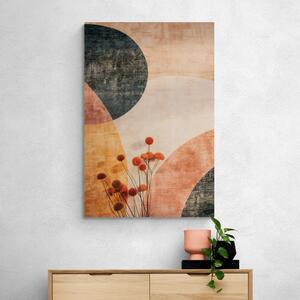 Obraz vzory s květinou Peach Fuzz