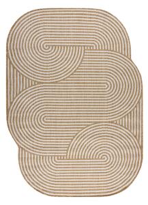 Koberec ORGANIC 1835 geometrický, krémový / naturální