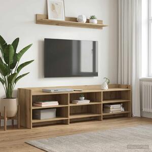 VidaXL Televizní skříň 168 x 33 x 47 cm Kompozitní dřevo [8011242] Barva: dub artisan
