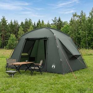 VidaXL Chata stan se střechou 300 x 210 x 156 cm Polyester [42028514] Barva: Armádní zelená