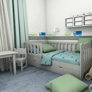 Pieris design Silnice - samolepící bordura na zeď bílá