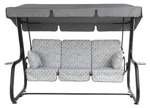 Zahradní houpačka Rimini Black Edition s bočními stolky H039-06PB PATIO 448567