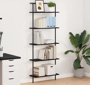 VidaXL Knihovna 5 úrovní 60 x 24 x 168 cm Kompozitní dřevo [879970] Barva: Černý dub