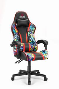 Herní židle HC-1005 Graffiti tmavá barva