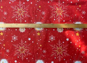 Ervi bavlna š.240 cm - Vánoční vzor -26379-7, metráž