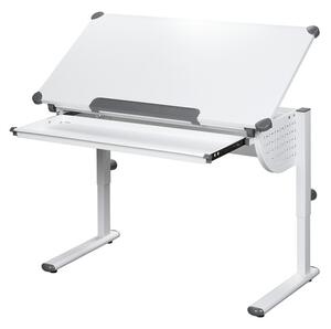 LIVARNO home Dětský rostoucí psací stůl, bílý (100364401)