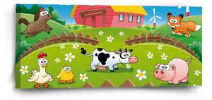 Sablio Obraz Farma - 110x50 cm