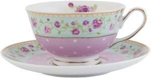 Clayre eff Šálek s podšálkem flowers