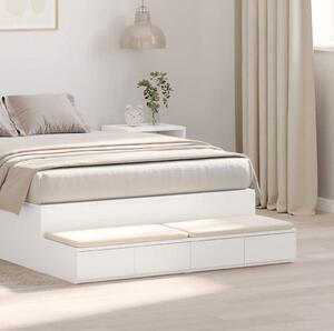 VidaXL Zásuvky pod postel 120 x 36,5 x 16,5 cm [866942] Barva: Bílá