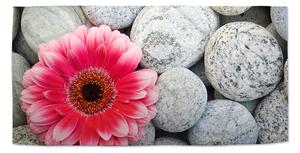 Sablio Ručník Gerbera na kamenech - 30x50 cm