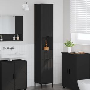 VidaXL Koupelnová skříň 31,5 x 33 x 190 cm [883413] Barva: Černá