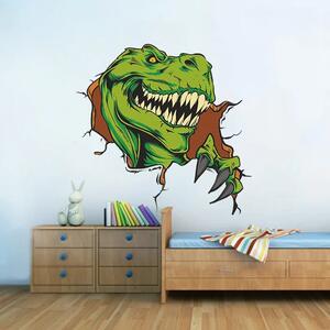 Sablio Samolepka na zeď: Tyrannosaurus - 60x58 cm