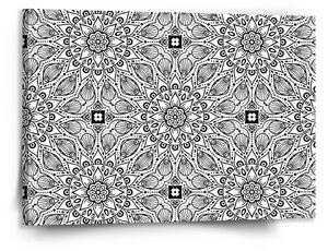 Sablio Obraz Bílé mehendi - 150x110 cm