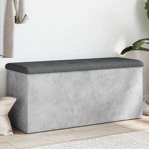 VidaXL Úložná lavice 102 x 42 x 45 cm kompozitní dřevo [835055] Barva: Betonová šedá