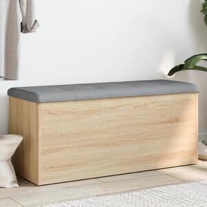 VidaXL Úložná lavice 102 x 42 x 45 cm kompozitní dřevo [835055] Barva: dub sonoma