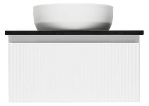 Koupelnová skříňka s žulovou deskou SAT Evolution 58x30x44,8 cm bílá mat SATEVO60WMZ