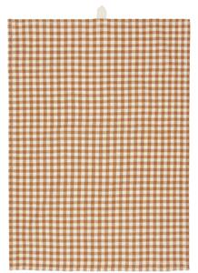 Utěrka Rasmus Rustic brown/Natural check