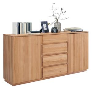 ŠIROKÁ KOMODA, jádrový buk, barvy buku, 180/89,2/41 cm Linea Natura - Široké komody