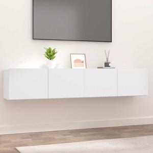 VidaXL TV skříňky 2 ks 80 x 30 x 30 cm kompozitní dřevo [820463] Barva: Bílá