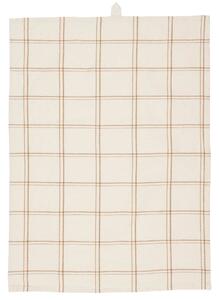 Utěrka Eskild Natural/Brown check