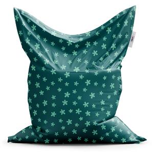 Sablio Sedací vak Classic Zelené hvězdy - 150x100 cm