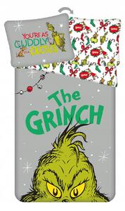 Jerry Fabrics Vánoční bavlna povlečení Grinch The Grinch 140x200 70x90