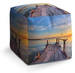 Sablio Taburet Cube Molo a racci - 40x40x40 cm