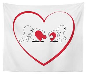Sablio Deka Puzzle love: 150x120 cm