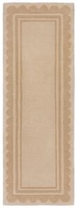 Ručně všívaný běhoun Lois Scallop Natural 80x230 cm