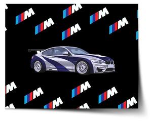 Sablio Plakát MPERFORMANCE sportovní auto - 60x40 cm