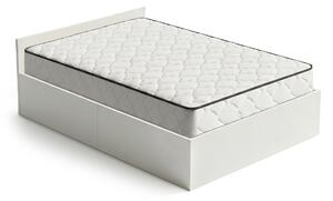 Ak furniture Jednolůžková postel Trento 120x200 se zvedacím roštem a matrací bílá
