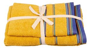 Vesna | Set ručník+osuška ZANZIBAR žlutý