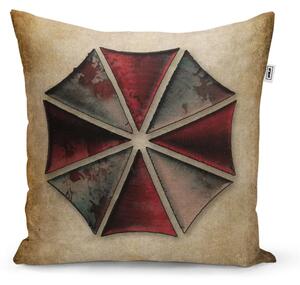 Sablio Polštář Resident Evil Umbrella Corporation Vintage - 40x40 cm
