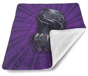 Sablio Deka pro miminko BLACK PANTHER z profilu Fialový - 80x100 cm