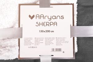 Aaryans Deka s beránkem Sherpa tm.šedá 150x200 cm