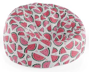Sablio Sedací vak Cocoon Vodní meloun - 75 x 45 x 35 cm