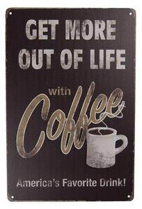 Clayre eff Plechová cedule COFFEE FAVORITE DRINK
